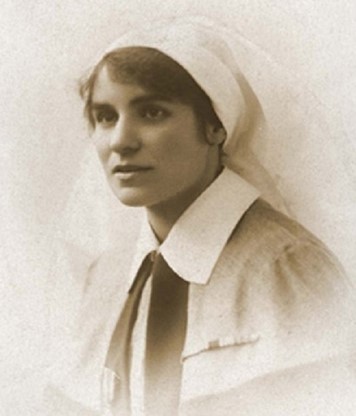 Nurse Elizabeth Thomas (by kind permission of Jonathan Skidmore from his book Neath and Briton Ferry in the First World War)